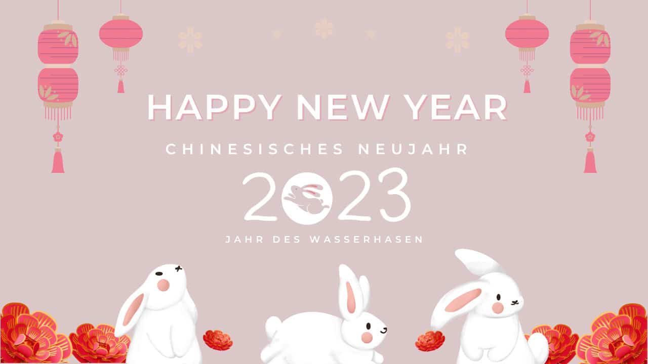 Das chinesische Neujahr 2023 – Jahr des Wasser-Hasen