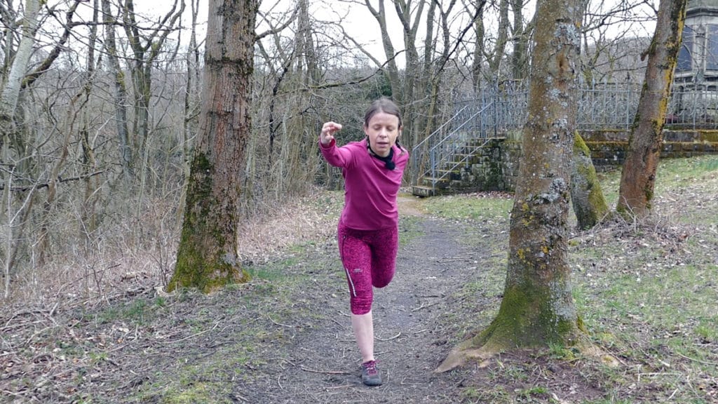 Dehnen Laufen Yoga Tänzer