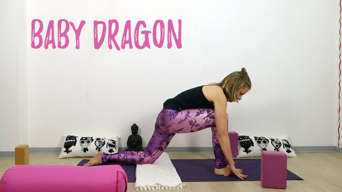 Yin Yoga Drache Baby Dragon