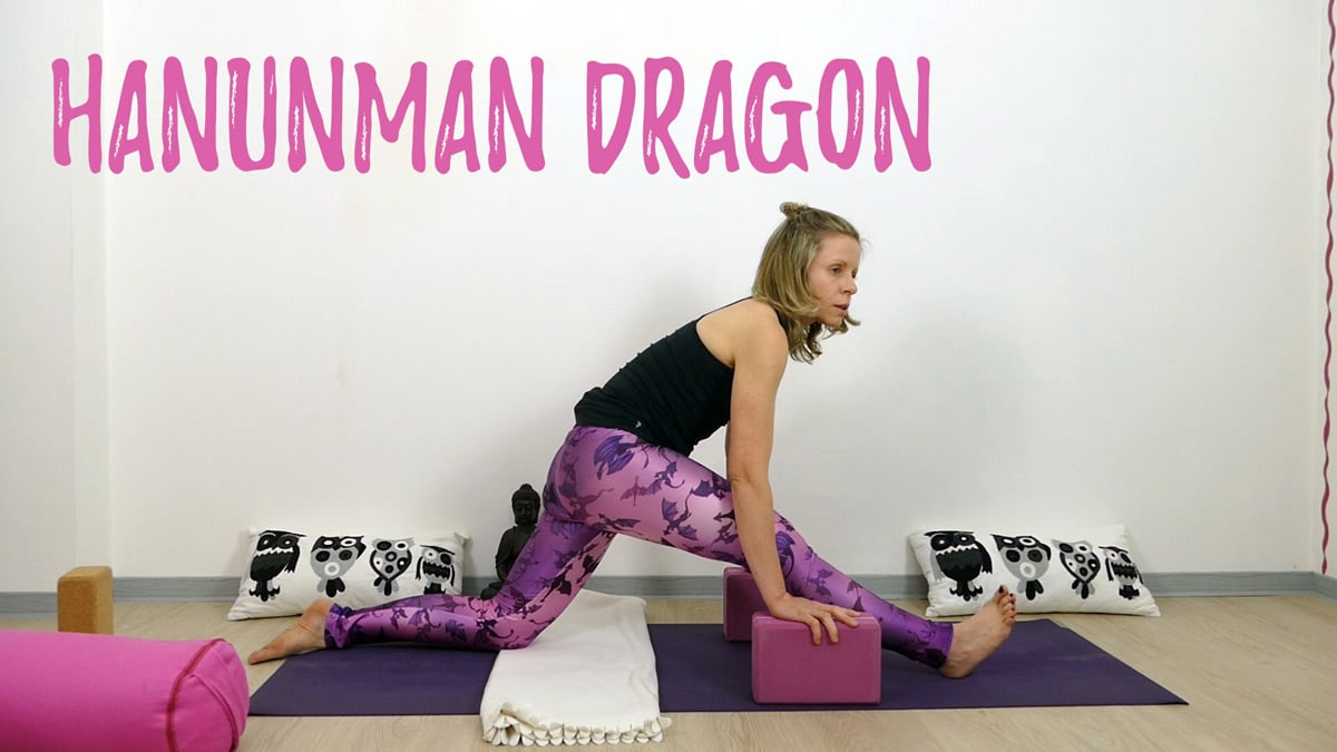 Yin Yoga Drache Hanuman Dragon