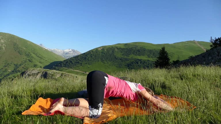Yin Yoga für Trailrunner & Bergwanderer: Öffnende Herzstellung